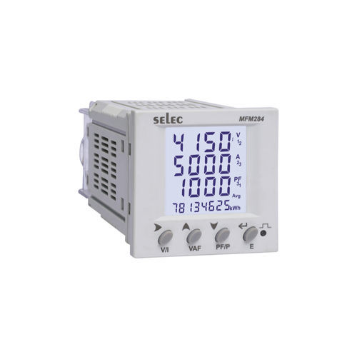 Multimètre numérique - MFM284 - SELEC Controls Pvt. Ltd. - monté sur panneau / CAT I / de fréquence