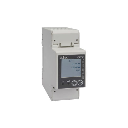 Compteur d'énergie électrique monophasé - EM2M series - SELEC Controls Pvt. Ltd. - sur rail DIN / RS-485 / Modbus