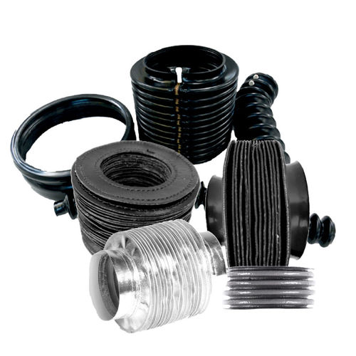 Soufflet de protection rond - Proteval fuelles para maquinaria sl - en PVC / accordéon / moulé