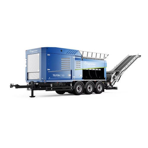Déchiqueteur à 1 arbre - TEUTON Z 50  - Eggersmann Recycling Technology - pour le bois / pour déchets commerciaux