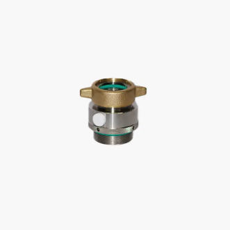 Adaptateur hydraulique pour tuyaux - 9024 - FLUIMAC - en polypropylène / en inox / en laiton