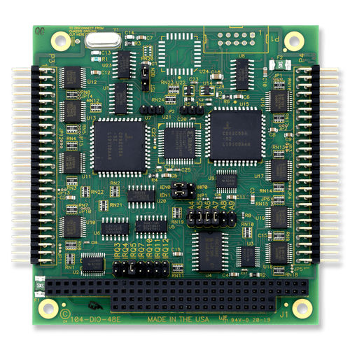 Carte d'E/S numérique - P104-DIO-48S - ACCES I/O Products, Inc. - TTL / PCI / PC/104-plus