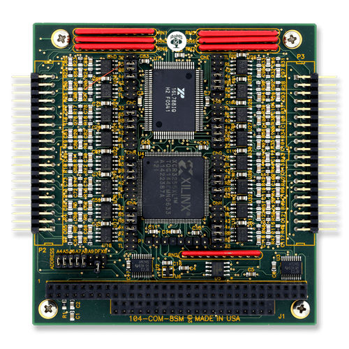 Carte de communication RS422/RS485 - 104-COM-8SM-T - ACCES I/O Products, Inc. - série / PC/104 / 2 voies