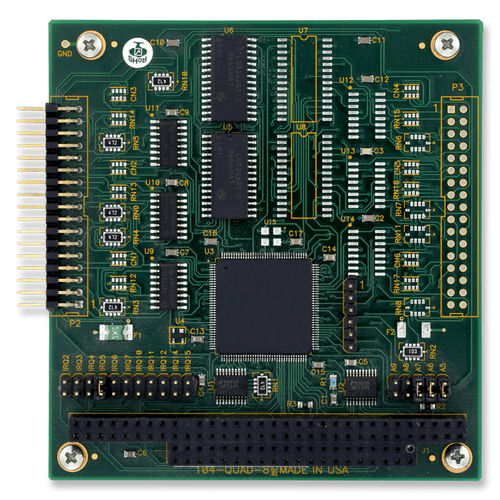 Carte d'entrées numérique - 104-QUAD-8 - ACCES I/O Products, Inc. - 4 canaux / 6 entrées digitales / 8 canaux