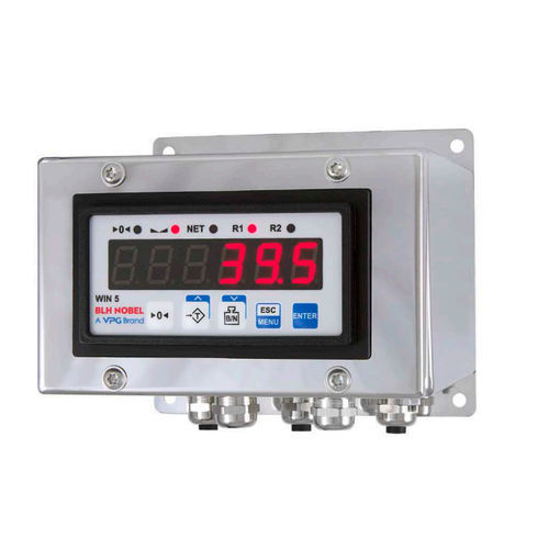 Indicateur de pesage affichage à LED - WIN 5  - Nobel Weighing Systems - mural / IP65 / en acier inoxydable