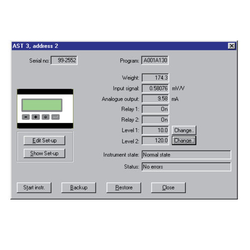 Logiciel de supervision - DeltaCom - Nobel Weighing Systems - de calibration / configuration / Windows