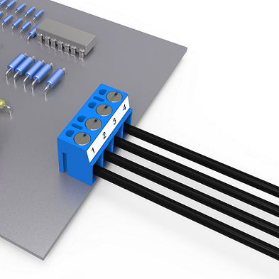 Bloc de jonction pour circuit imprimé - LG300V-5.0 series - Elinker Electric - enfichable / à connexion à vis / IEC