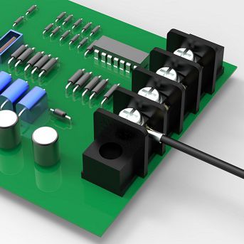 Bloc de jonction pour circuit imprimé - LW1MB-8.25 series - Elinker Electric - à connexion à vis