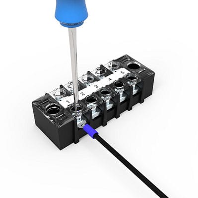 Bloc de jonction à connexion à vis - TB1-15A - Elinker Electric - en matière plastique