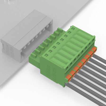 Connecteur carte à fil - LC6-2.5 series - Elinker Electric - PCB / plat / femelle