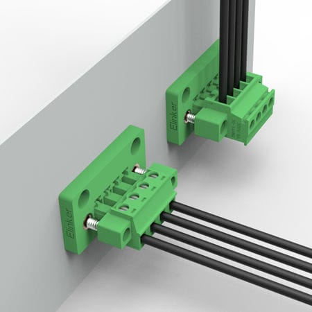 Bloc de jonction pour montage sur panneau - LZ5M-3.81 - Elinker Electric - push-in / en matière plastique