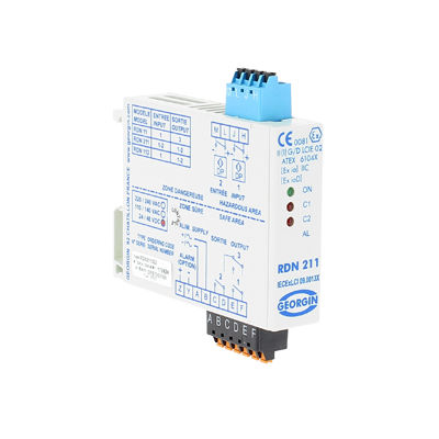 Relais statique 24 Vcc - RDN series - GEORGIN S.A. - 48 Vcc / 110 Vca / sur rail DIN