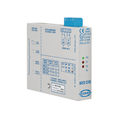 Relais statique 24 Vcc - BED series - GEORGIN S.A. - 48 Vcc / 110 Vca / sur rail DIN