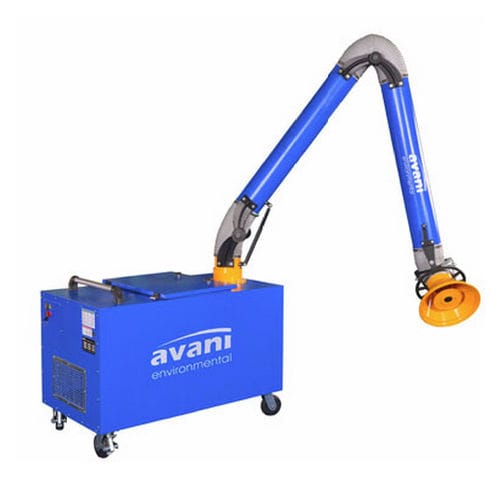Aspirateur de fumée mobile - SPC-800 - Avani Environmental - de soudage / à filtre au charbon actif / avec bras d'aspiration