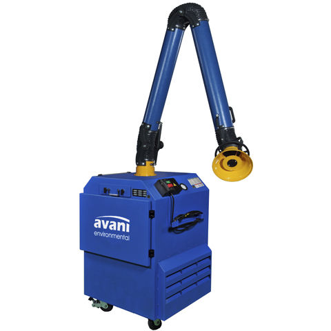 Aspirateur de fumée mobile - SPC-1000 - Avani Environmental - de soudage / à filtre au charbon actif / avec bras d'aspiration