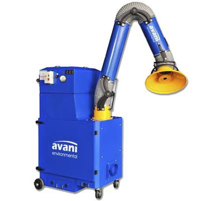 Aspirateur de fumée mobile - SPC-2000 - Avani Environmental - de soudage / à filtre au charbon actif / avec bras d'aspiration