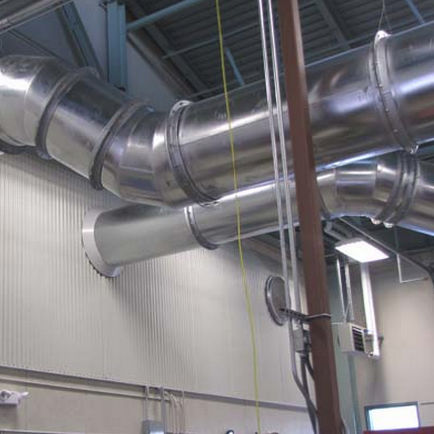 Gaine de ventilation rigide - Avani Environmental - en acier inoxydable / en acier galvanisé / pour ventilation