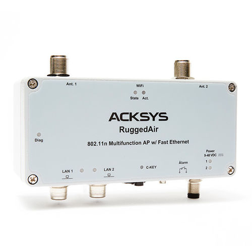 Point d'accès WiFi - RuggedAir100 - ACKSYS Communications & Systems - MIMO / PoE / réseau