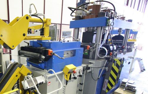 Ligne de poinçonnage automatique - DIMECO - électrique / pour câbles / de tôle