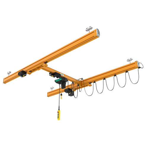 Pont roulant monopoutre - EUROSYSTEM STD series - VERLINDE - avec système de levage léger / profilé en acier / aérien