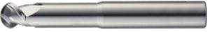 Fraise à bout hémisphérique - WAB312 series - WIDIN Co Ltd  - monobloc / pour aluminium / à 2 dents