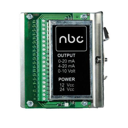 Transmetteur de pesage analogique - ANA 126R - NBC Elettronica Group Srl - monté sur rail DIN
