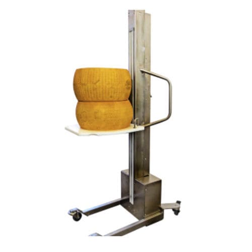 Chariot pour fromage - Caseartecnica Bartoli - de manutention / en acier inoxydable / à plate-forme
