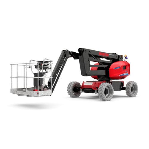 Nacelle articulée tout terrain - 160 ATJ series - MANITOU - à roues / électrique / pour usage intérieur et extérieur