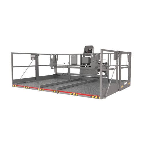 Plateforme de travail - PSR 3300 / 1000 F - MANITOU - mobile / porte-opérateur / avec garde-corps de sécurité