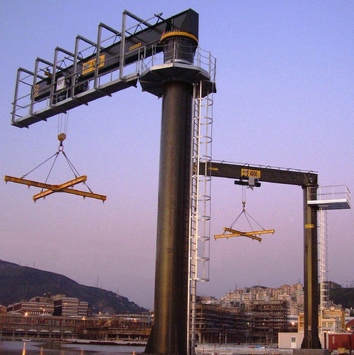 Potence sur colonne - GBR series - ETS engineering Spa - avec commande électrique / rotative