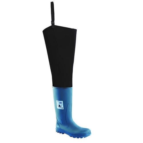 Cuissarde pour chantier - Cuissarde CHIMIE SA - ETCHE SECURITE - imperméable / en néoprène / EN 13832-2
