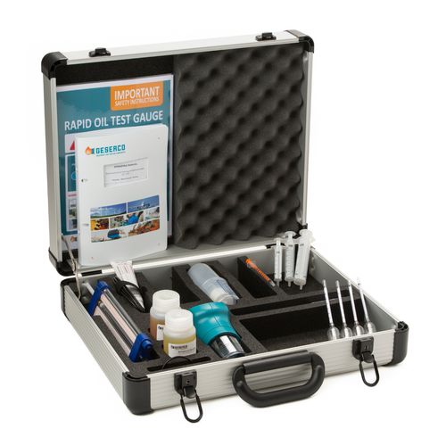 Kit de test pour gasoil - GOTest™ - GESERCO - de viscosité / teneur en eau / de densité
