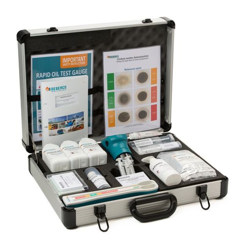 Kit de test pour huile moteur - LubTest Professional™ - GESERCO - d'alcalinité / de viscosité / manuel