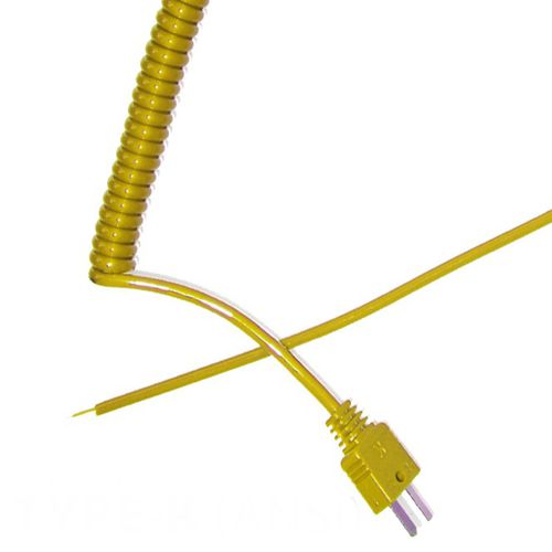 Câble électrique d'alimentation - Labfacility Limited - Socket / spiralé / à gaine en polyuréthane