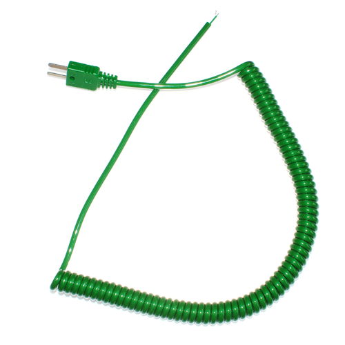 Câble électrique d'alimentation - Retractable Curly Lead IEC - Labfacility Limited - Socket / à gaine en polyuréthane / IEC