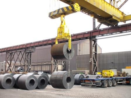 Pince de levage de bobine - Heppenstall Technology - verticale / automatique