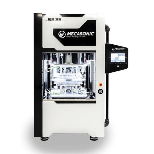 Machine de soudage à plaque chauffante - FUSION 58.35E - MECASONIC - contrôlée par PLC / 400V triphasé / à écran tactile