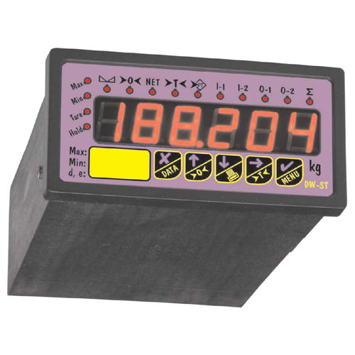 Indicateur de pesage affichage à LED - DW-ST  - Data-Control PC - encastrable / Ethernet / sans fil
