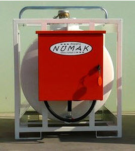 Cuve de stockage de gasoil - max. 40 l/min - numak srl - en inox / horizontale