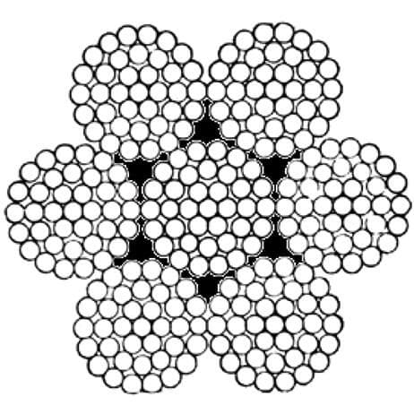 Câble métallique en acier inoxydable - 8089 - LIFTEUROP - souple