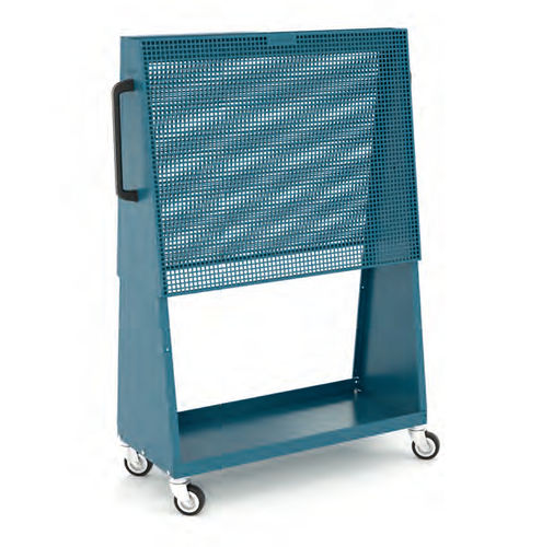 Chariot à panneaux perforés - 145 10 R series - HECO - desserte / en métal / porte-outils