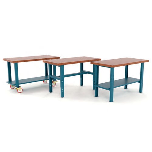 Établi en bois - 112 series - HECO - mobile