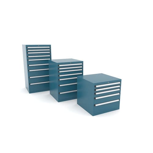 Armoire de stockage - 115 series - HECO - sur pieds / à tiroir / en métal