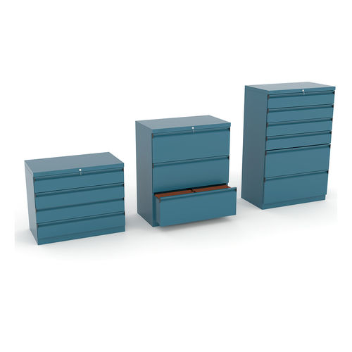 Armoire de bureau - 400 series - HECO - au sol / à tiroir / en métal