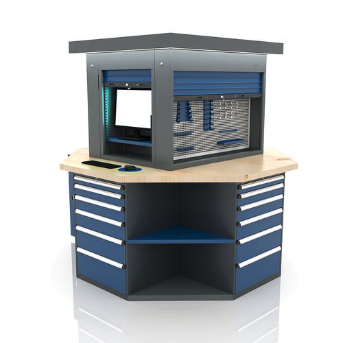 Système d'armoire de stockage et distribution - W.FOUR - HECO - au sol / à tiroir / compact