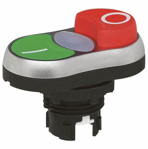 Bouton poussoir double - BACO - tactile / standard / électromécanique