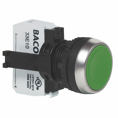 Bouton poussoir tactile - BACO - IP66 / standard / électromécanique