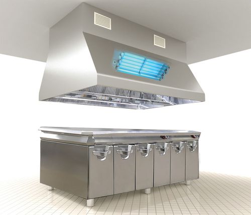 Système de désinfection UV-C - UV-SMELL-SQ - LIGHT PROGRESS SRL - à l'ozone / pour l'industrie agroalimentaire / pour hôpitaux