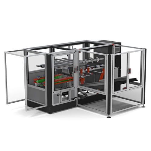 Formeuse de carton automatique - BEM200 series - EAR FLAP® - colle thermofusible / ruban adhésif / pneumatique