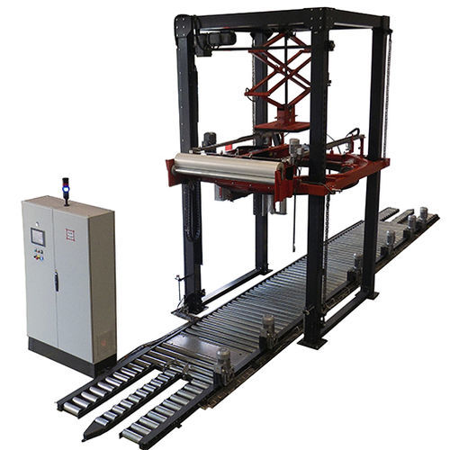 Banderoleuse avec couronne tournante - RRM6500 - EAR FLAP® - automatique / de palettes / à film étirable